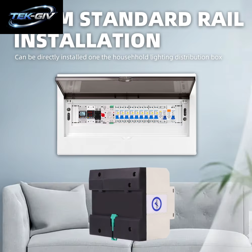 Din-Schiene 2P 3P 4P ATS Dual Power Automatischer Transferschalter Wahlschalter Unterbrechungsfreier Stromgenerator 63A 100A 125A
