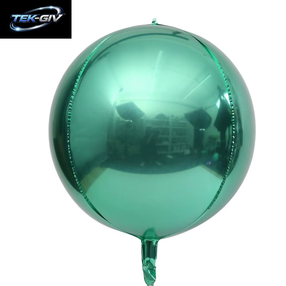 10 Stück Silberne 4D-Rundballons 10 18 22 32 Zoll Große Metallische Silberfolienballons Für Geburtstag, Hochzeit, Silberne Partydekorationen