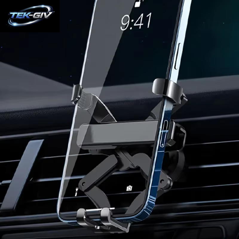 Autotelefonhalter Schwerkraft Handy Ständer GPS Unterstützung Für 4,7-6,7 Zoll Handy Air Outlet Vent Clip Halterung Zubehör