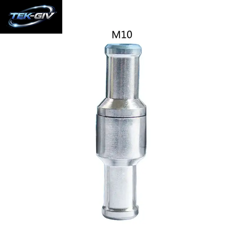 6/8/10/12Mm Nicht-Rück One-Weg Kraftstoff Überprüfen Ventil Aluminium Legierung Benzin Für Schlauch Vakuum Auto Automobil Öl Wasser Pumpen