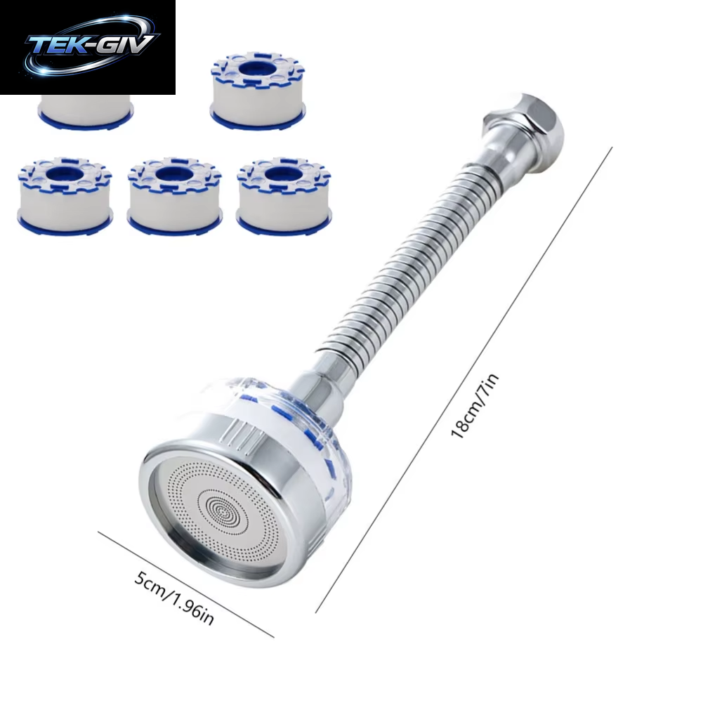 Küchen Armatur Wasserfilter Drucks Püle Filter Wasser Auf Bereiter 360 ° Wasserhahn Spritzwasser Geschützter Wasserhahn Belüfter Extender Für Badezimmer