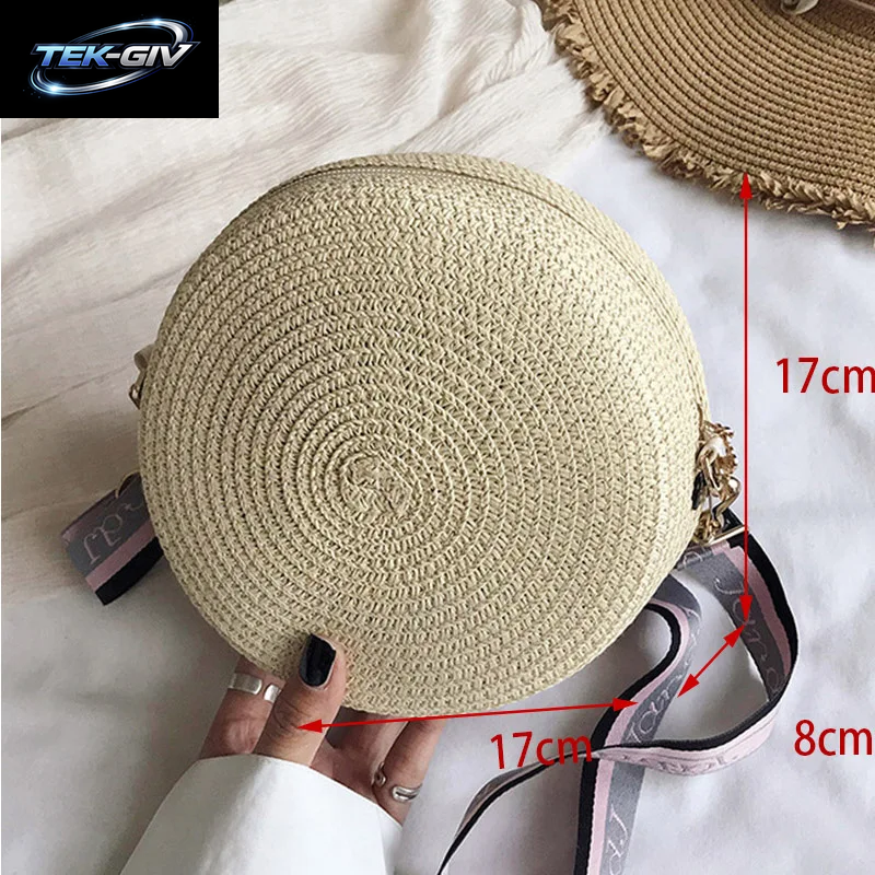 Yogodlns Sommer Stroh Tasche Für Frauen Mode Halbkreis Umhängetaschen Rattan Handgemachte Messenger Handtasche Reise Strand Taschen Tote
