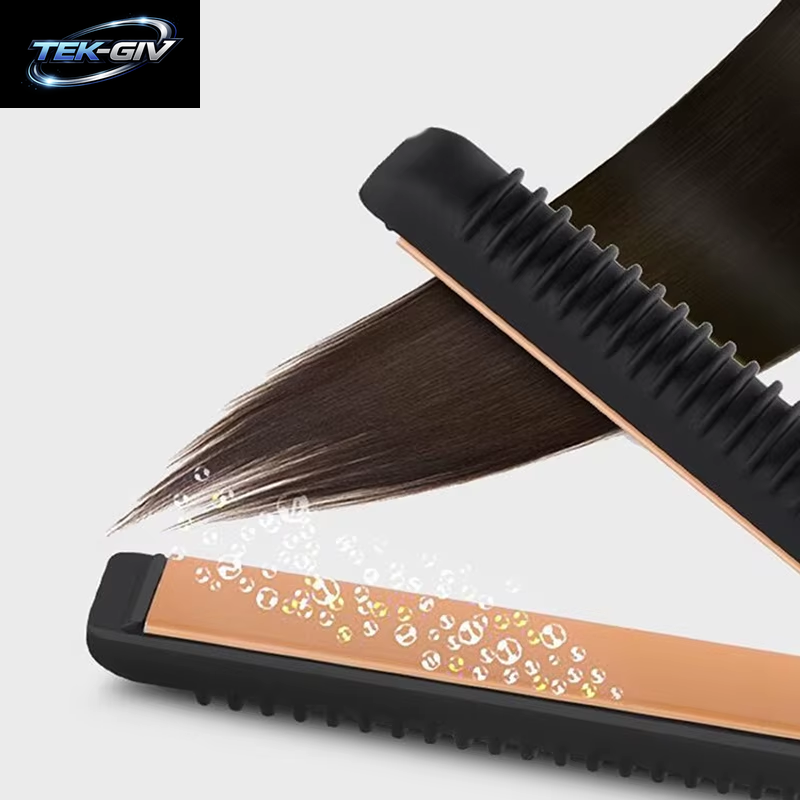 Mini Teddy Wave Haarglätter, Dünner Bleistift, Glätteisen, Titan, Professioneller Salon-Lockenwickler Für Kurzes Haar