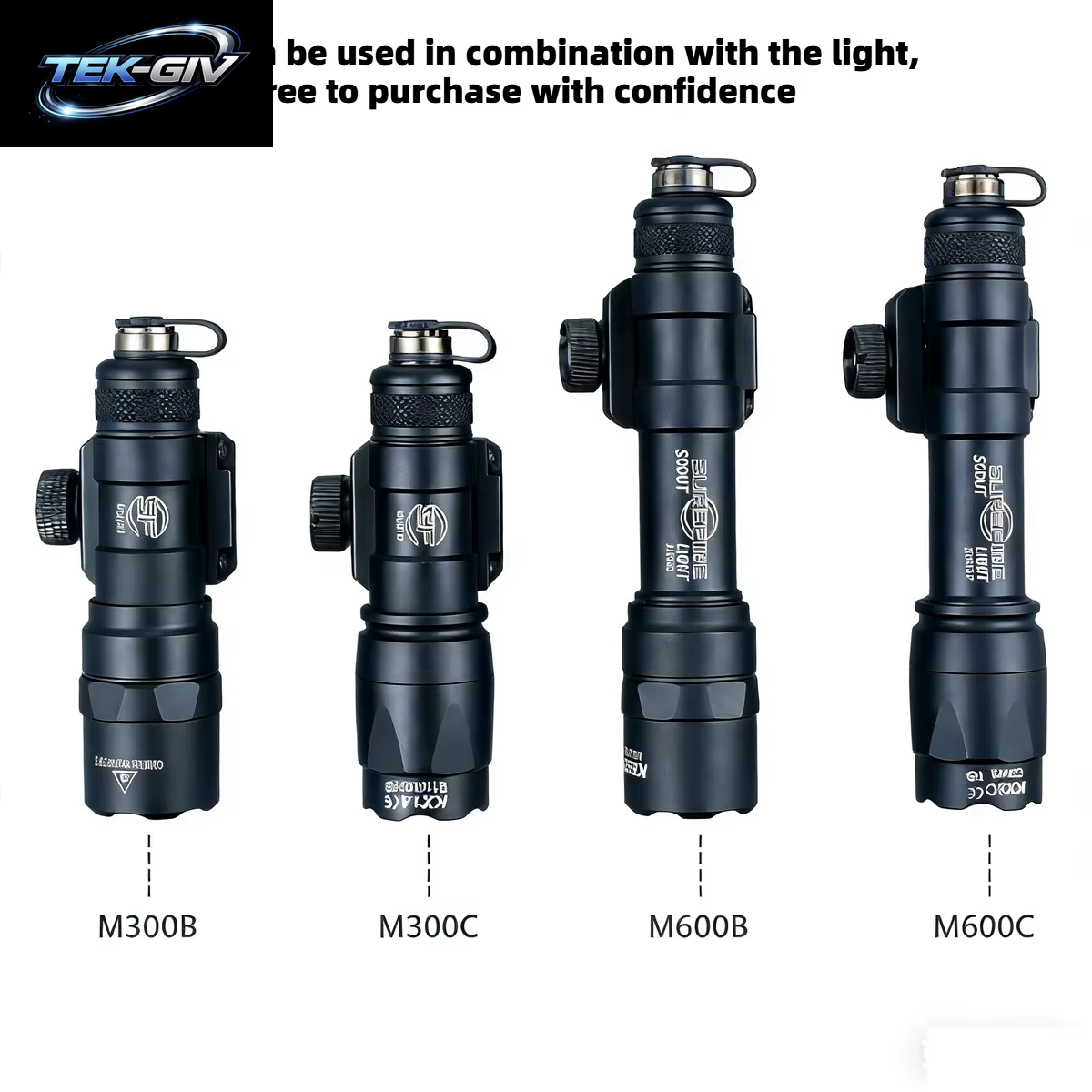 Surefire M300 M600 Taschenlampe Fit 20Mm Schiene Gewehr Airsoft Mit EINHEIT Modbutton Lite Druck Schalter M600B M600C LED Scout Licht