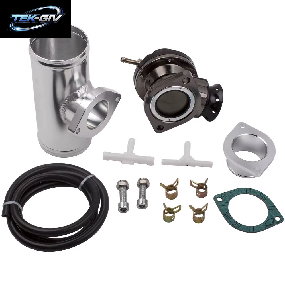 Universelles Turbo-Abblasventil Vom Typ RS, Verstellbar Mit 2,5-Zoll-Aluminium-Flanschrohradapter