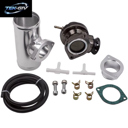 Universelles Turbo-Abblasventil Vom Typ RS, Verstellbar Mit 2,5-Zoll-Aluminium-Flanschrohradapter