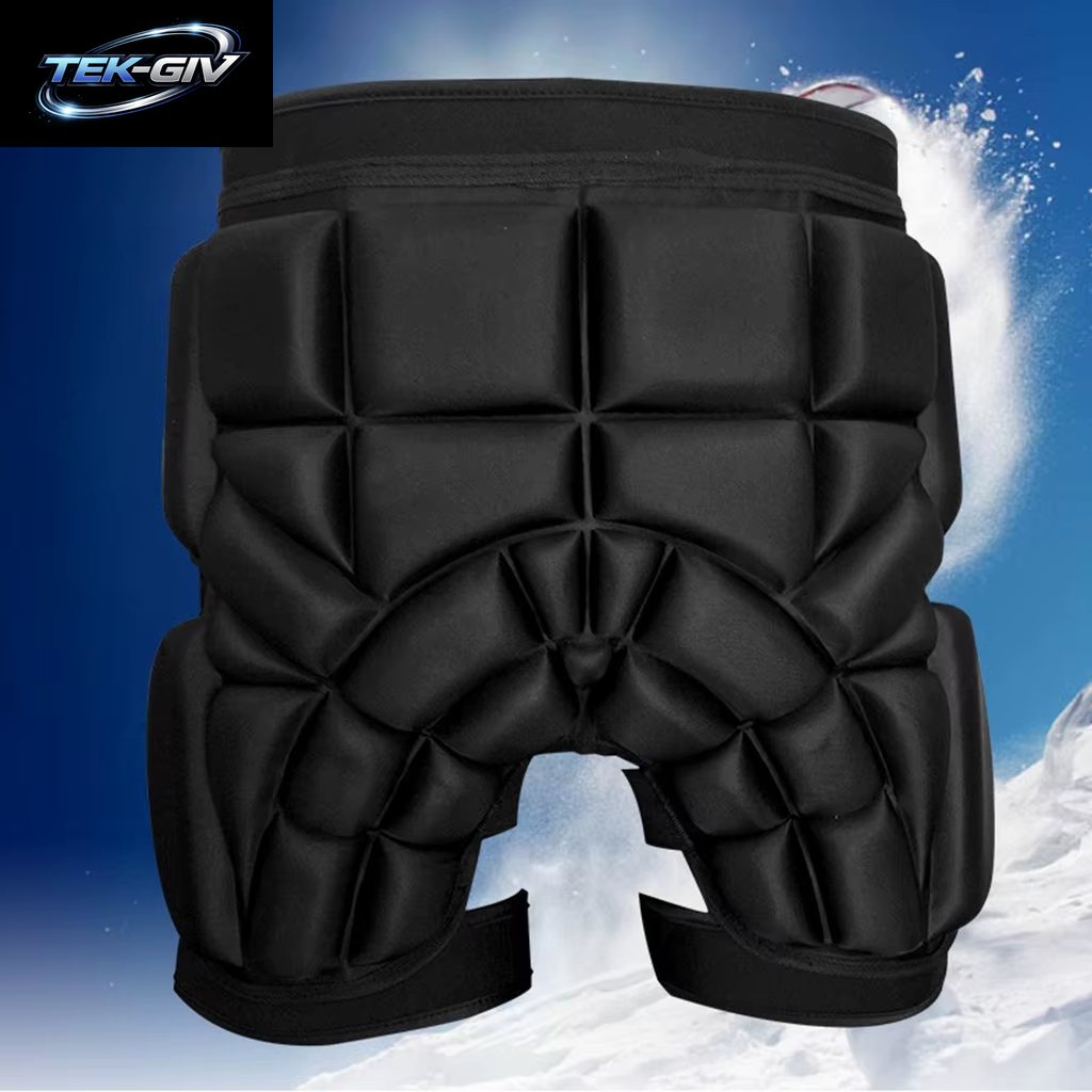 Schutz Gepolsterte Shorts Für Snowboard Skate Und Ski 3D Schutz Für Hüfte Butt Und Steißbein