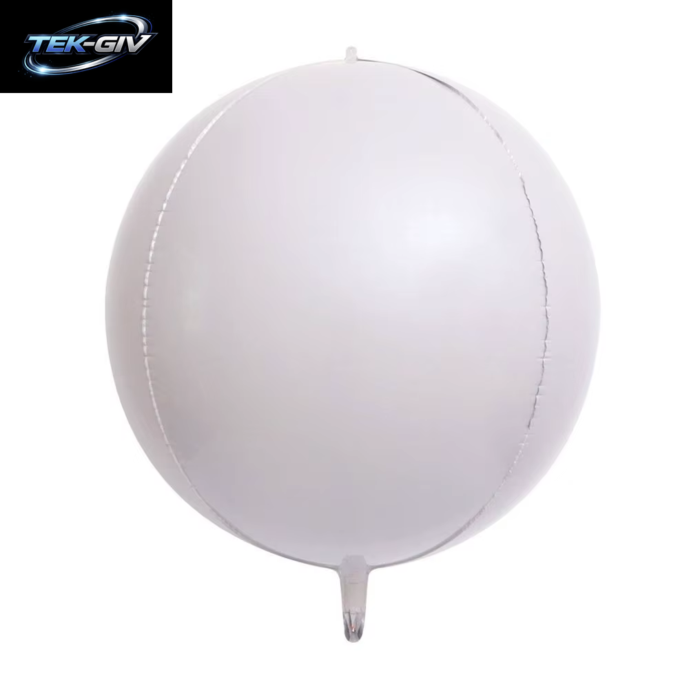 10 Stück Silberne 4D-Rundballons 10 18 22 32 Zoll Große Metallische Silberfolienballons Für Geburtstag, Hochzeit, Silberne Partydekorationen