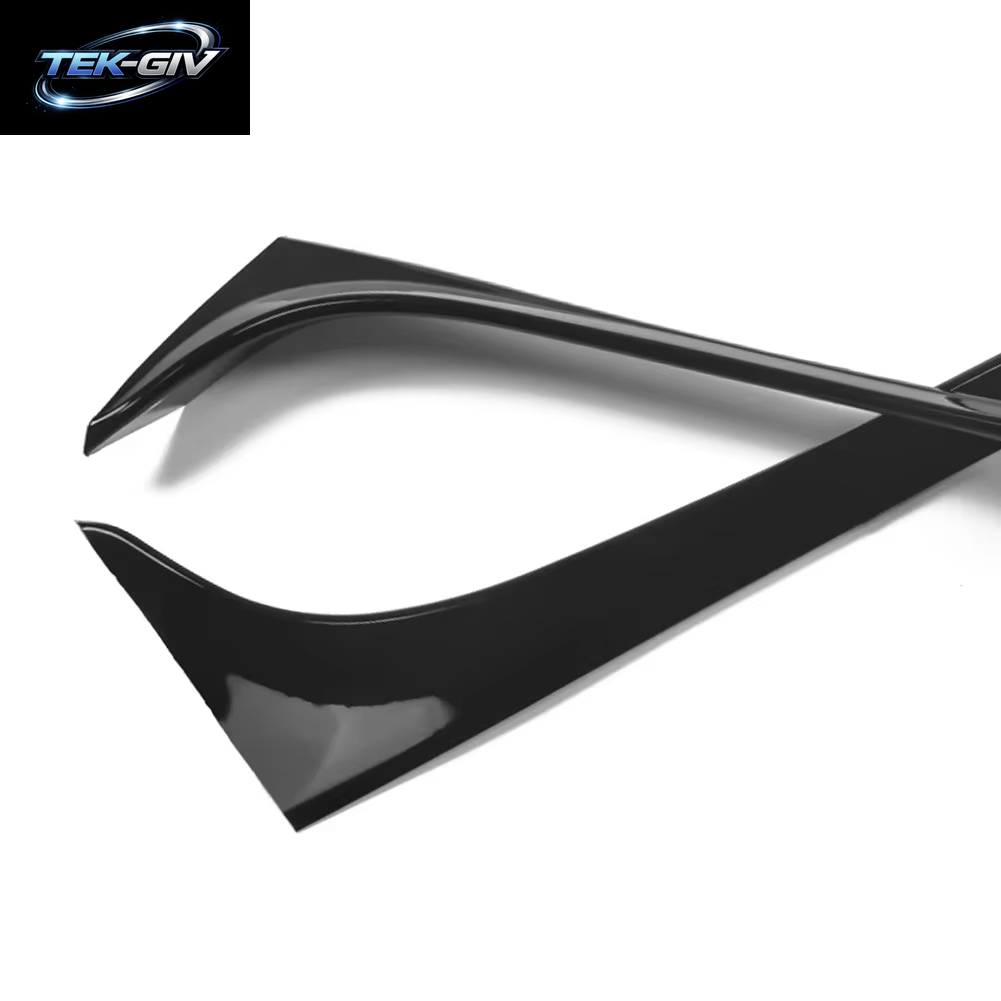 Für VW Golf 7 7,5 MK7 MK7,5 2014-2018 Glänzend Schwarz ABS Hinten Fenster Seite Stamm Spoiler Canard Canards Splitter Zubehör