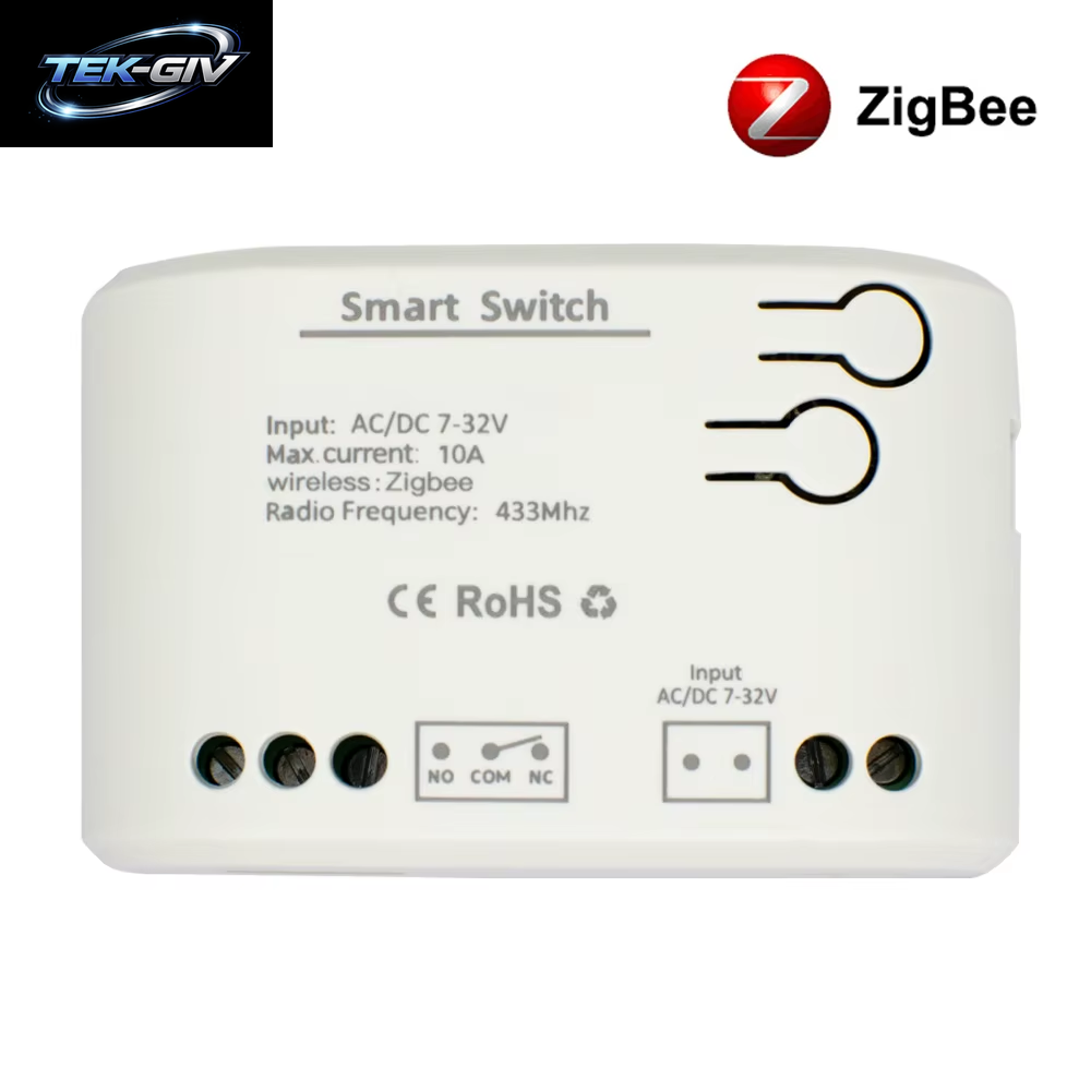 1CH Zigbee Tuya Smart Home Relais Modul 85-250V 220V Relais AC DC 12V 24V 7-32V Funktioniert Alexa Google Assistent Smart Licht Schalter