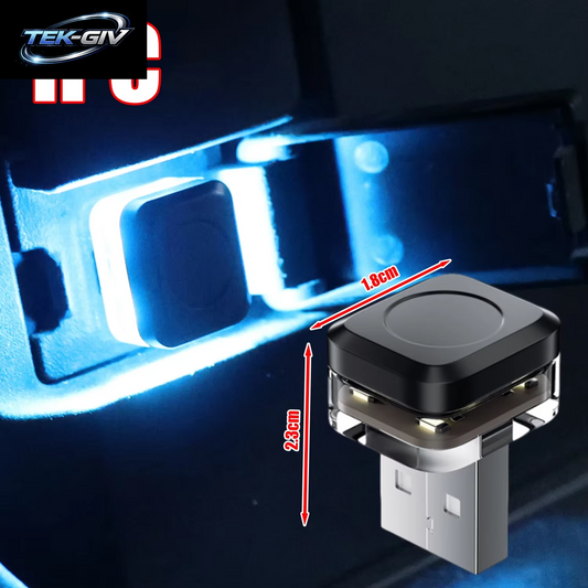 Mini USB LED Nachtlichter Auto Innen Atmosphäre Lampe Auto Dekoration Umgebungsbeleuchtung LED Neonlampe Auto 5V Plug & Play