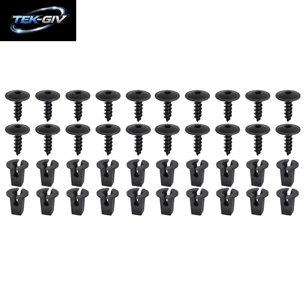 20/40 Stücke Auto Kotflügel Futter Snap Schrauben Für Volkswagen AUDI Motor Abdeckung Unterboden Spritzschutz Rad Verschluss Clips Bolzen