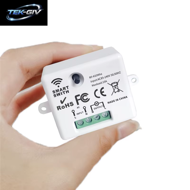 433 Mhz Intelligenter Lichtschalter Rf Wireless Touch Wandschalter Mit Fernbedienung Gehärtetes Glas Panel Schalter Für Zuhause LED LAMPE 220 V
