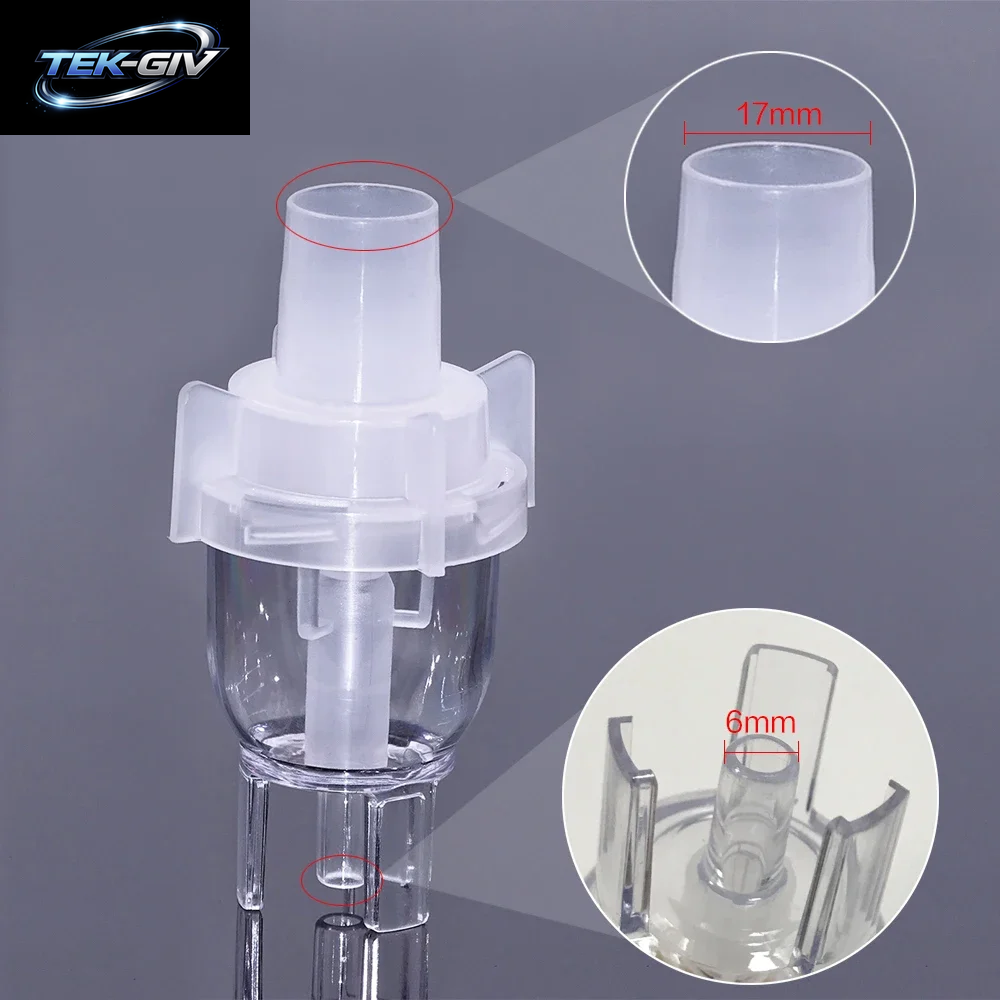 10/6 Ml Medizinischer Zerstäubter Tankbecher Für Luftkompressor-Vernebler, Tragbar, Asthma-Medizinflasche, Allergie-Inhalator, Aerosol-Medizin