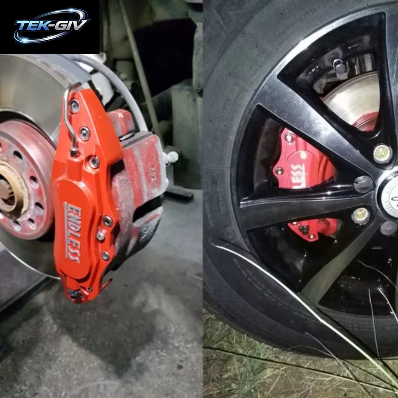 2Pcs S/M/L Metall Aluminium Auto 3D Disc Bremssattel Abdeckungen Aufkleber Für Hyundai KIA Alfa Romeo AUDI BMW Mercedes Benz Zubehör