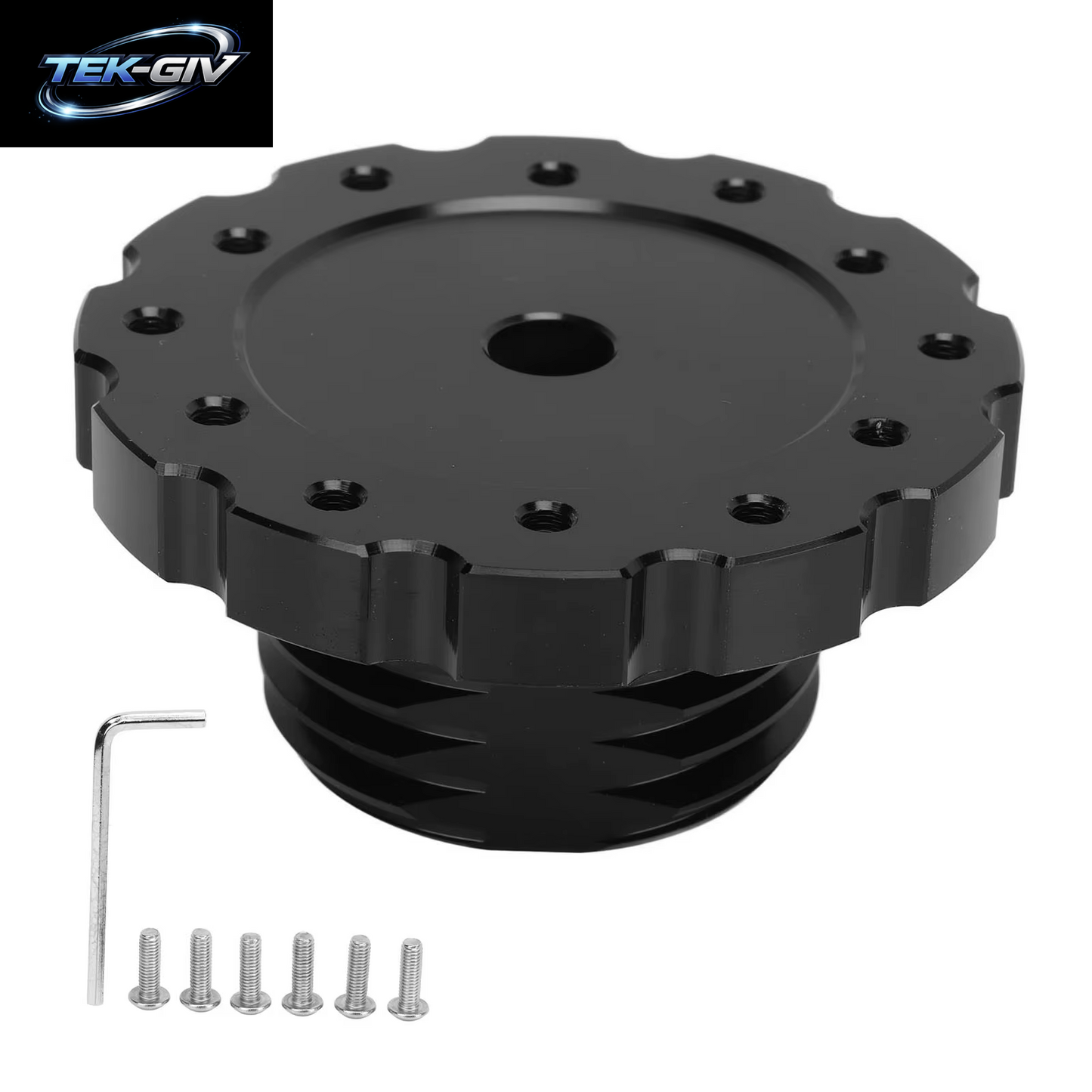 Lenkradadapter Schwarz Ersatz Für T300 T500 PCD 73Mm Lenkrad Schwarz Lenkradadapter