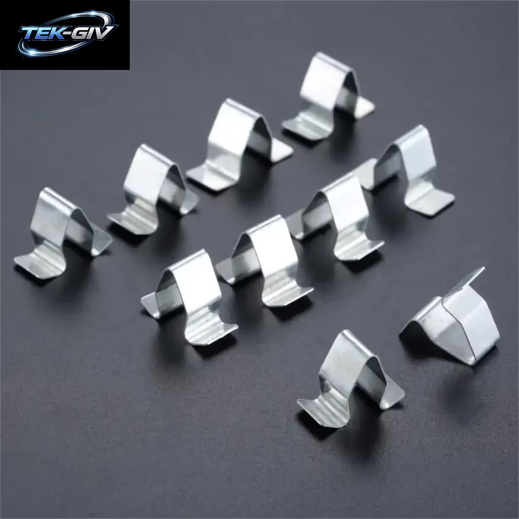 10PCS Für Audi Seat Skoda Splitter Auto Tür Trim Panel Futter Clips Metall Innen Polsterung Retainer Niet Auto Fastener Clip