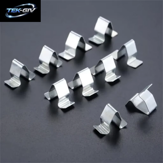 10PCS Für Audi Seat Skoda Splitter Auto Tür Trim Panel Futter Clips Metall Innen Polsterung Retainer Niet Auto Fastener Clip