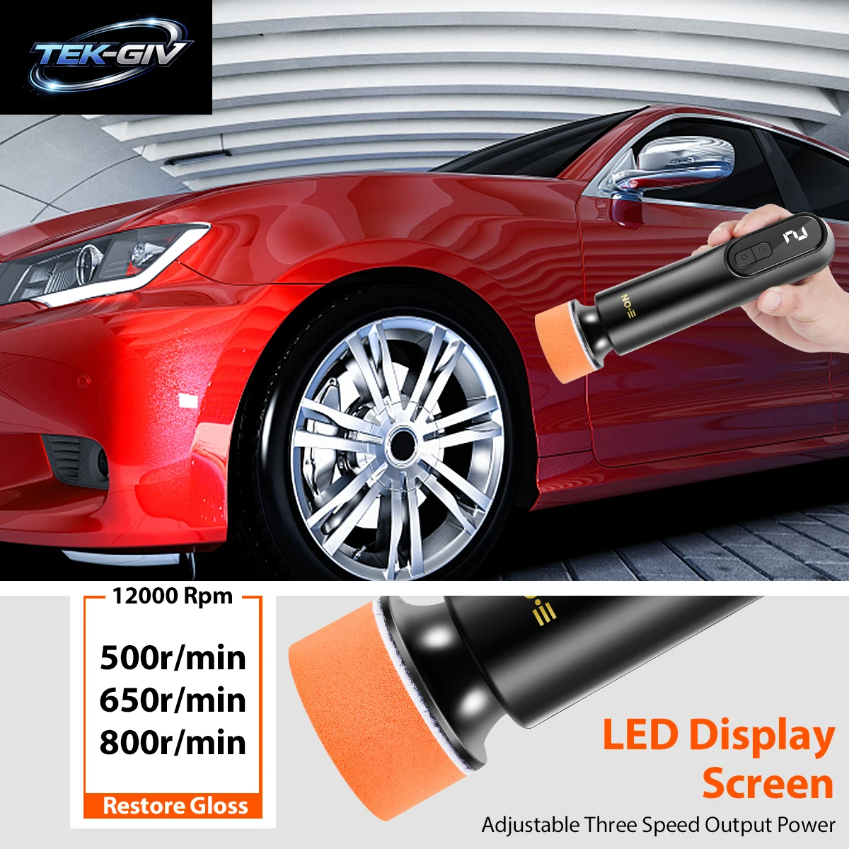 Auto Polierer Handheld Drahtlose Polierer Auto Polieren Wachsen Maschine Power Tool Für Auto Körper Cleanig Wachsen Reparatur