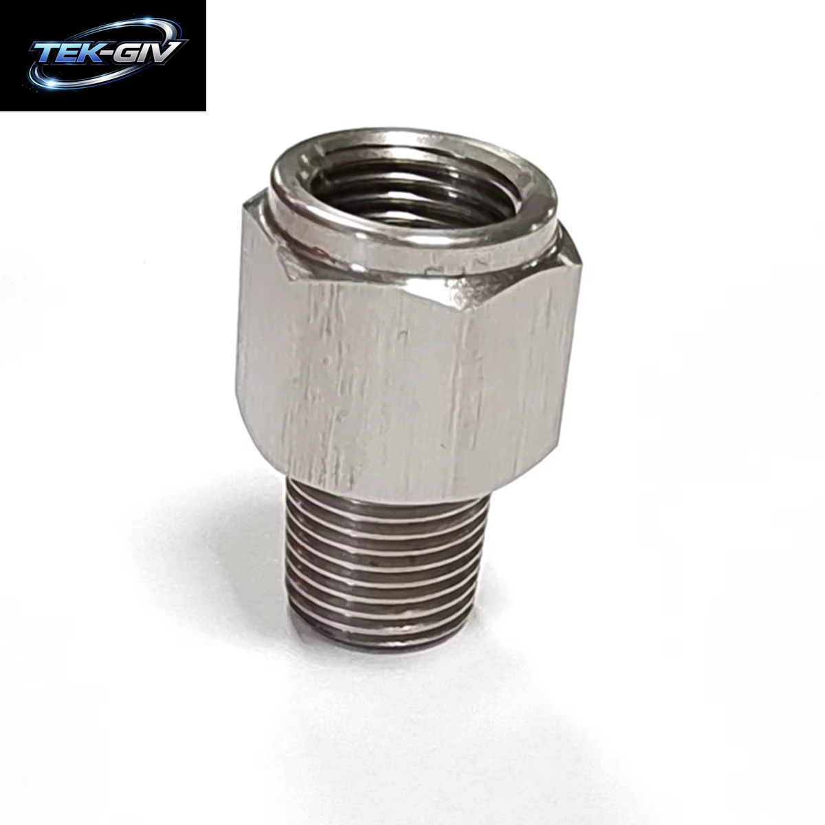 1/8" Npt-Stecker Auf M10X1,0 Innengewinde, Edelstahl-Öldruckmanometer-Aufnahmeadapter