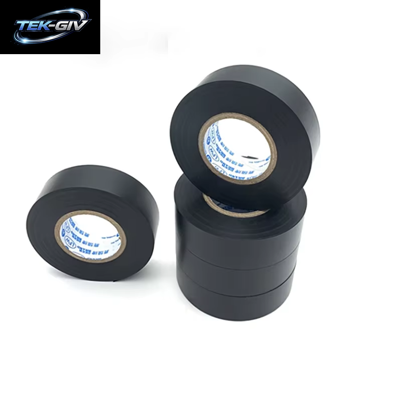 1 Rolle Pvc-Isolierbänder Für Elektrische Isolierungen, 19 Mm, Flammhemmend, Wasserdicht, Selbstklebendes Klebeband, Draht-Organizer, Gadget, Kleber, Vinylband