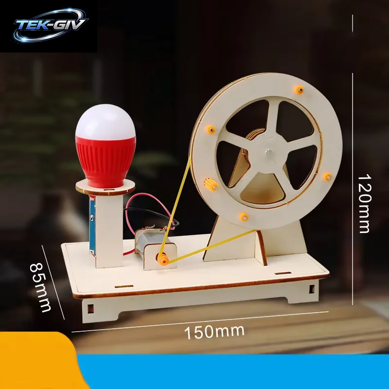 DIY Physikalisches Modell Wissenschaftsexperiment Lernspielzeug Ventilator Klimaanlage Waschmaschine Handgefertigte Kleinproduktion