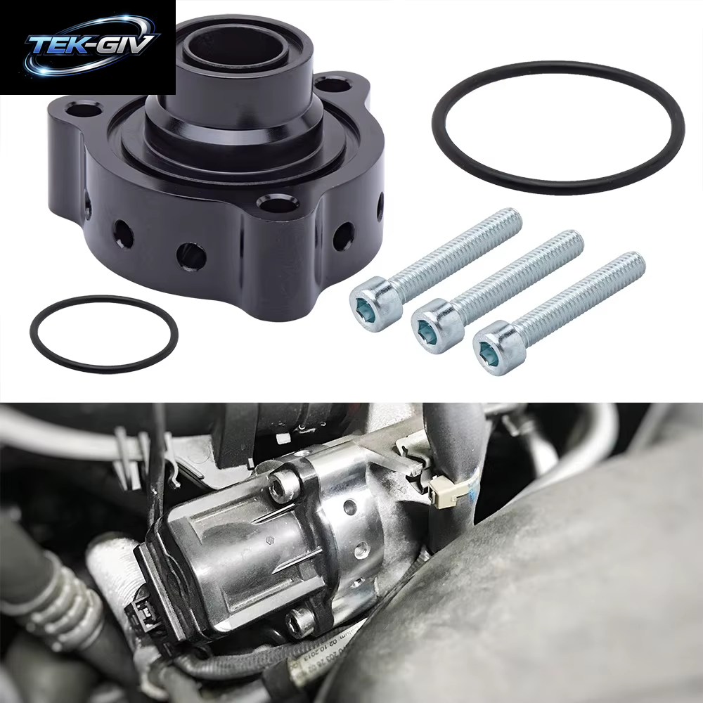 Neue Aluminium Schwarz Turbo Blow off Ventil Bov Sound Adapter Für Mercedes A180, A250, CLA 250 & GLA 250 FMSPMER