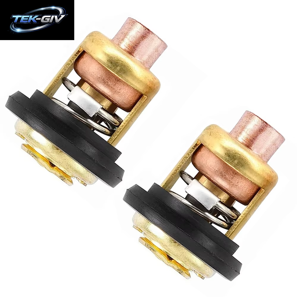 2 Stück Thermostat Und Dichtung 75692Q2 Für Mercury 125 PS 135 PS 140 PS 150 PS 175 PS 200 PS 225 PS