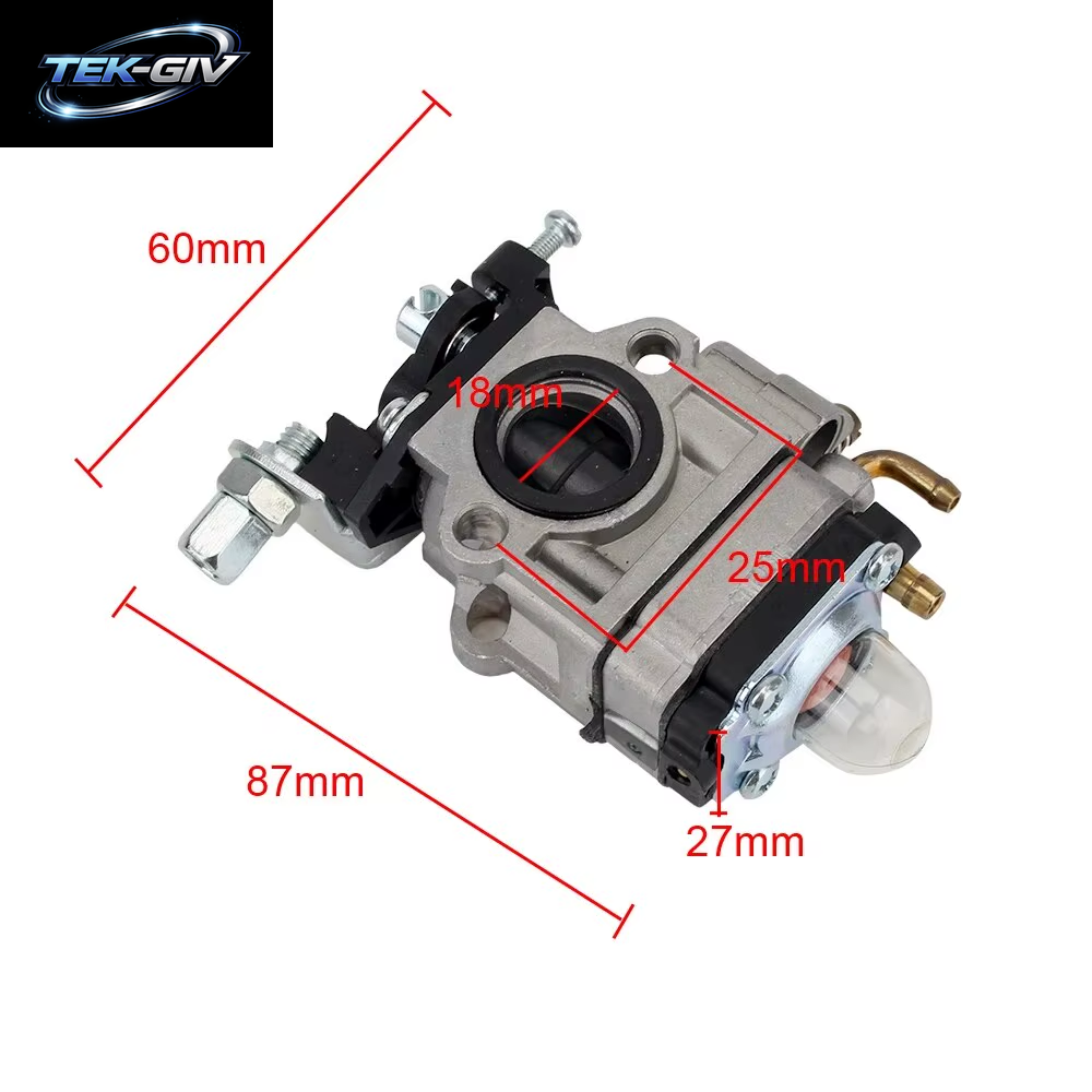 15Mm Vergaser Kit Roller Freischneider Carb Vergaser Benzin Rasentrimmer Zubehör Für 40-5 43CC 47CC 49CC 50CC 2-Takt