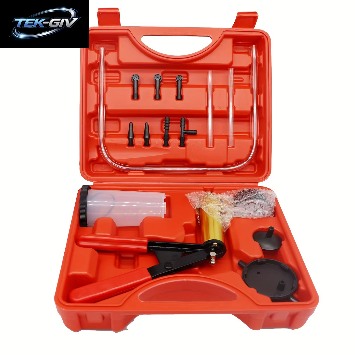 Vakuum Pistole Pumpen Tester Kit Aluminium Pumpe Druck Vakuum Manometer Auto Handwerkzeuge Brems Flüssigkeit Abfluss Werkzeug