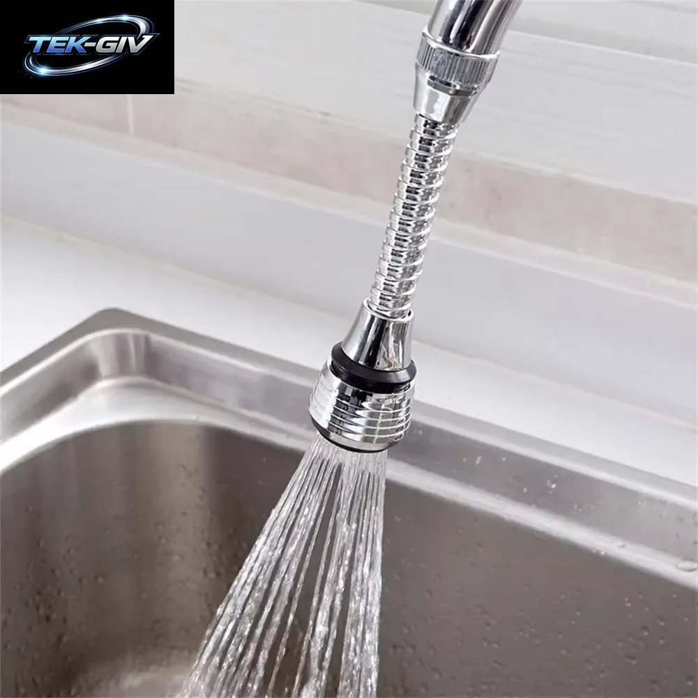 Wasserhahn-Sprühgerät, Extender, Zwei Wasserauslassmodi, Belüfter, Verstellbare Düse, Auslauf-Set Für Küchenarmaturen, Wassersparend
