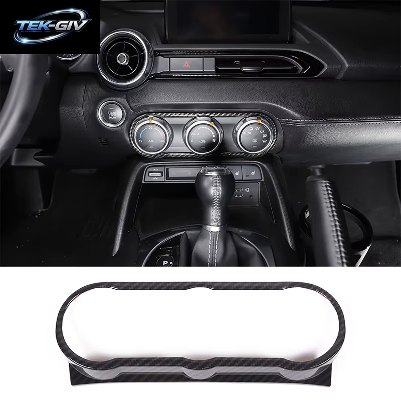 Für Mazda MX-5 Mx5 Nd 2016 Abs Auto Zentral Steuerung Armaturen Brett Navigations Feld Aufkleber Voller Satz Innendekoration Verkleidung Kit Lhd