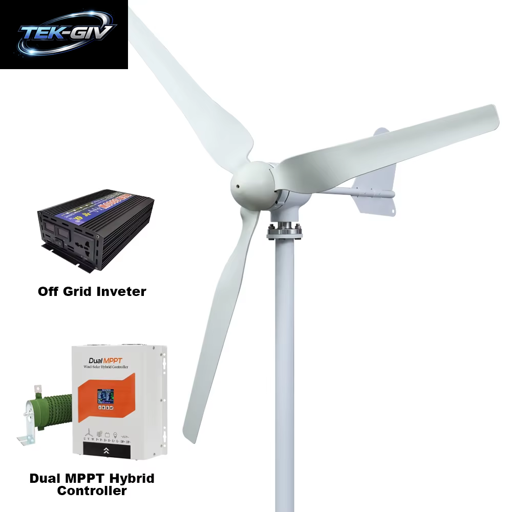 Polen Liefert Stärkere Horizontale 3-Kw-8-Kw-Windturbinengeneratoren Mit Geringem Geschwindigkeits- Und Geringem Rauschenbatteriesystem Für Den Haushalt