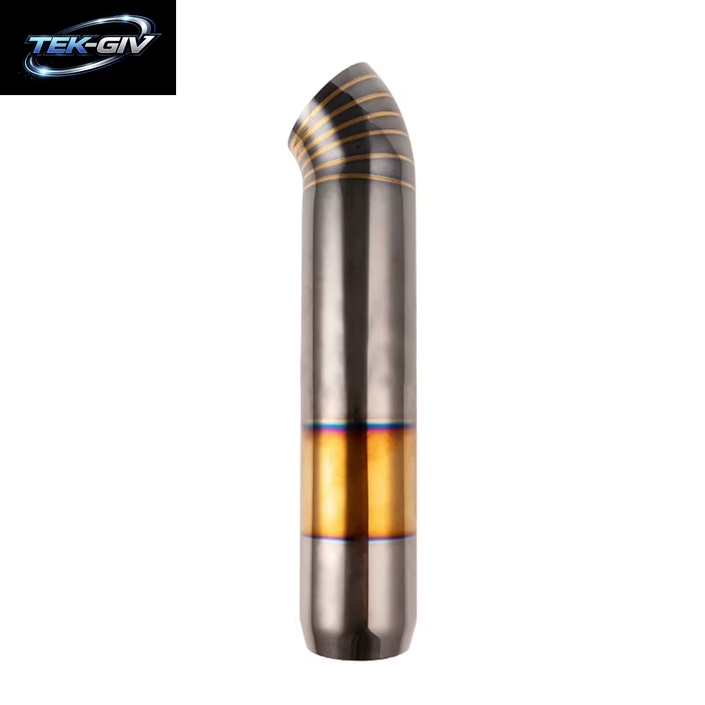 Universelles Hochwertiges Auto-Auspuffrohr Aus Edelstahl, Schalldämpfer-Endrohr 63–76 Mm Für Modifizierte Racing-Auspuffanlagen