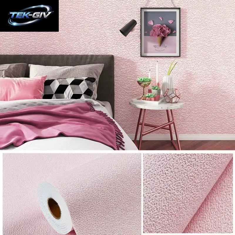 Leinen 3D Schaum Selbstklebende PVC Einfarbig Verdickte Wasserdichte Hintergrund Wand Renovierung Tapete Wand Aufkleber Wohnkultur