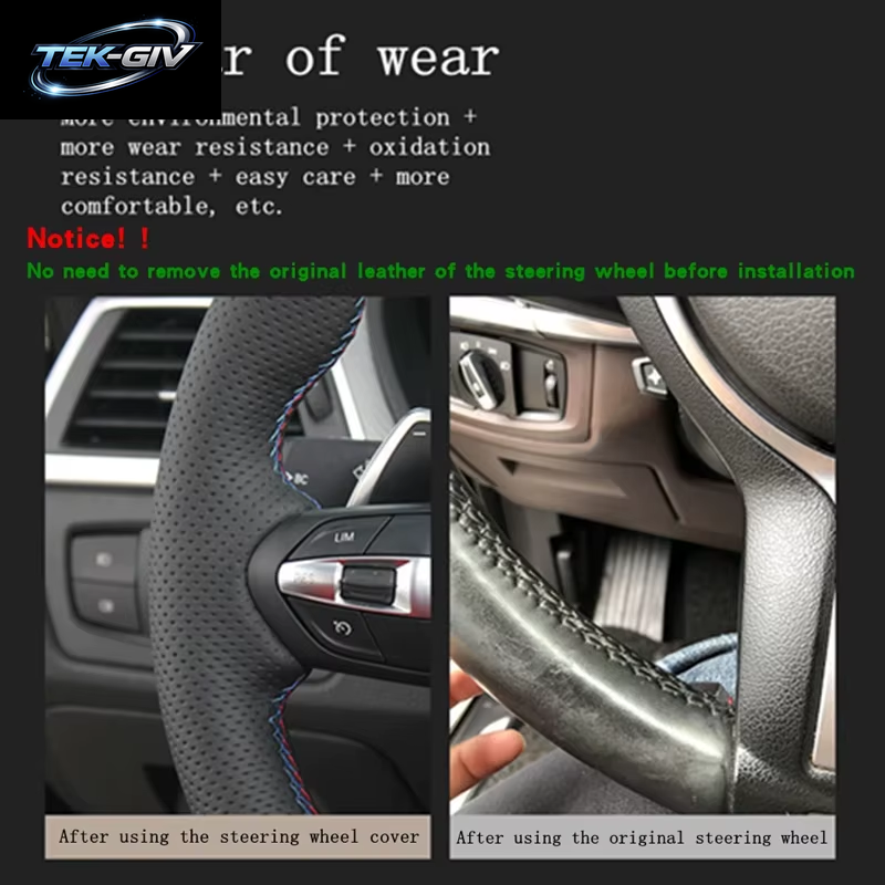 Passen Sie Die Auto-Lenkradabdeckung Für Den Jeep Compass 2017 2018 Renegade 2015–2018 An, Fiat Toro 2017–2019, Tipo 2015–2019, Auto-Innenraum