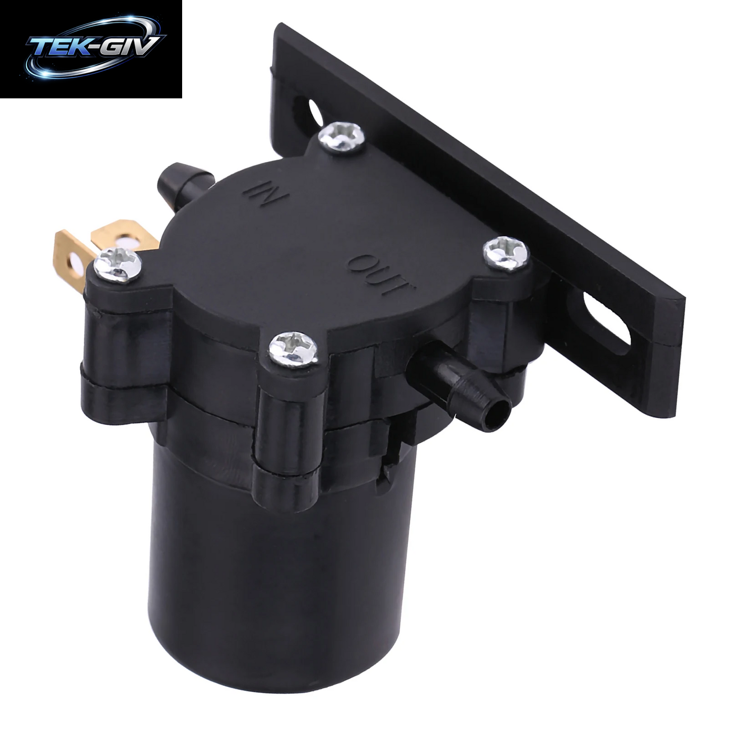 Auto-Scheibenwaschpumpe, 12 V, Universelle Waschpumpe Für Van, Bus, LKW, Auto-Scheibenwaschmotor, 2-Polig, AWP01, Kunststoff