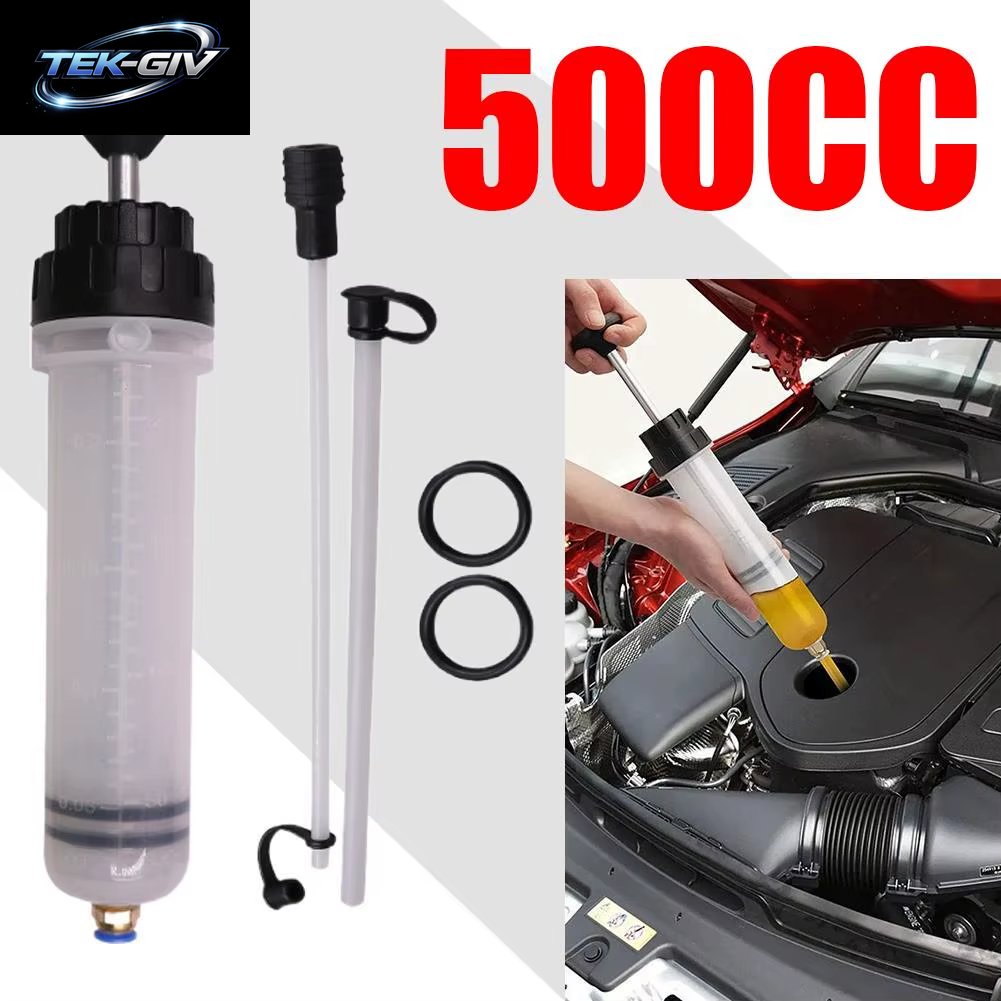 Automotoröl-Flüssigkeitspumpe, Effizientes Vakuum, Manuelle Inhalation, Spritze, Stil, Motor, Cooolant-Transfer, Durchscheinend, 200 Cc/500 Cc