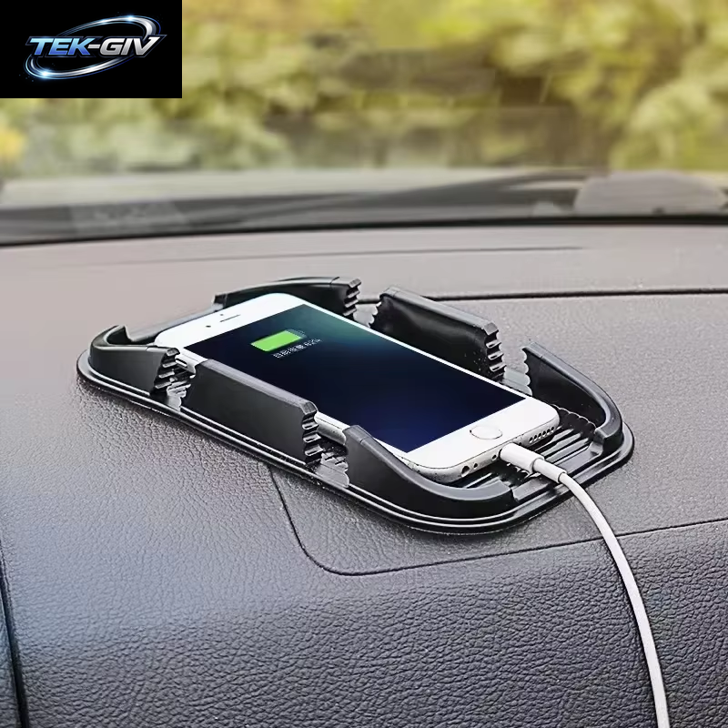 Auto-Slip-Pad, Armaturenbrett-Matte Für Telefon, Kleinigkeiten, Rutschfeste Greifmatte Für Fahrzeugzubehör Zur Navigationsaufbewahrung