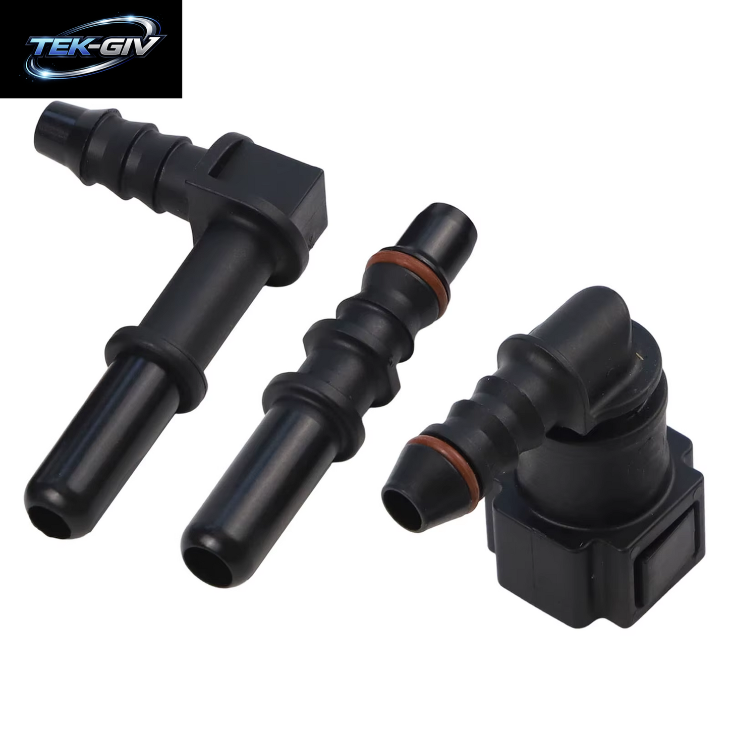 Autos Kraftstoffleitungsschläuche Schnellverschluss Winkel 7,89 Mm ID6 Fitting Auto Kraftstoffleitung Gummischlauchkupplung Zubehör
