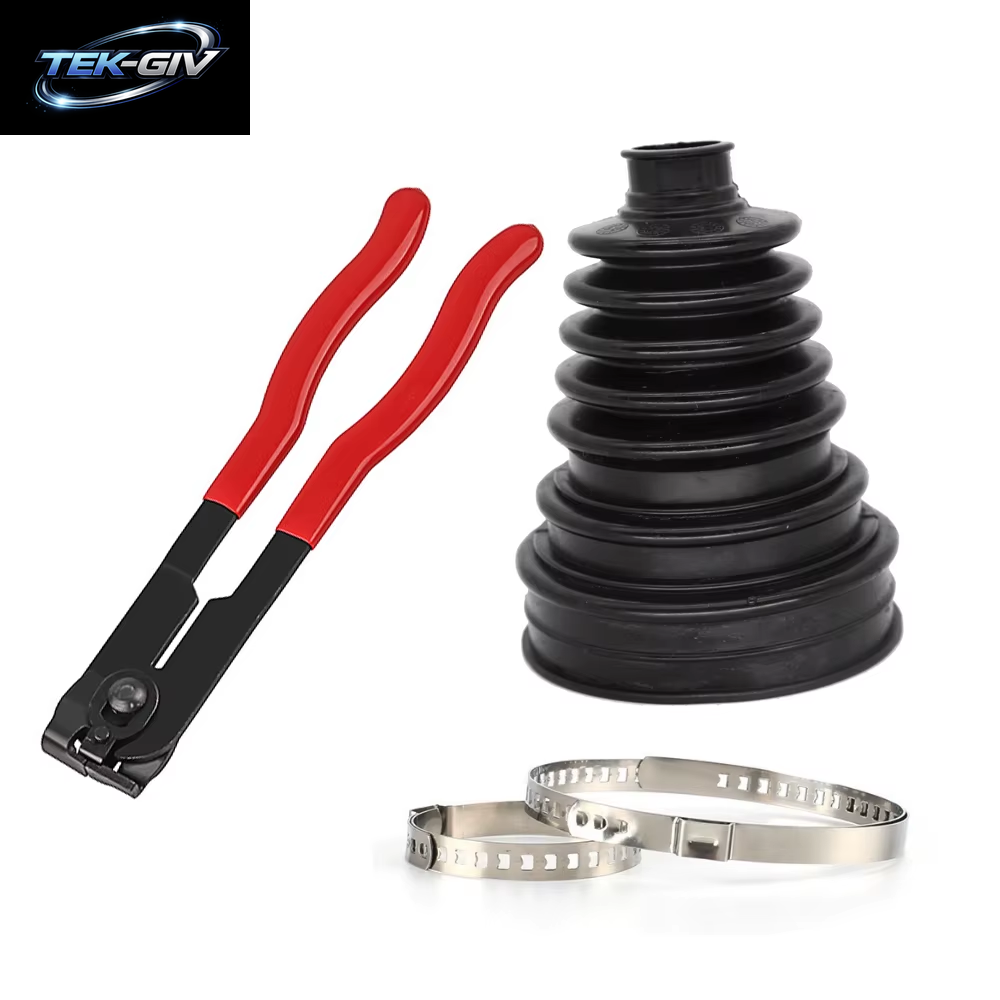 Universal Split Cv Boot Zangen Kit Antriebswelle Dehnbare Gummi Äußere Gamaschen Einfache Passform Mit Clips Auto Zubehör Ersatzteil