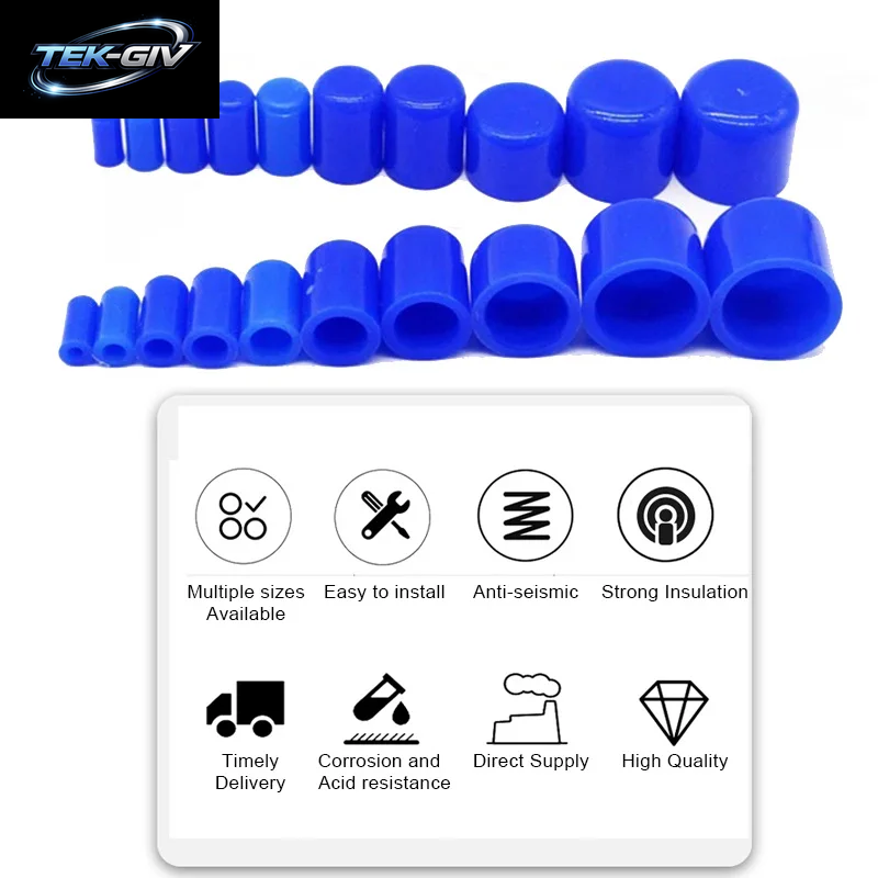 5 Stücke Silikon Blindkappe Einlass Vakuum Schlauch End Stopfen Dichtung Stecker Auto Auto Zubehör Teile 4/6/8/10/12/16/19/25/30/32Mm
