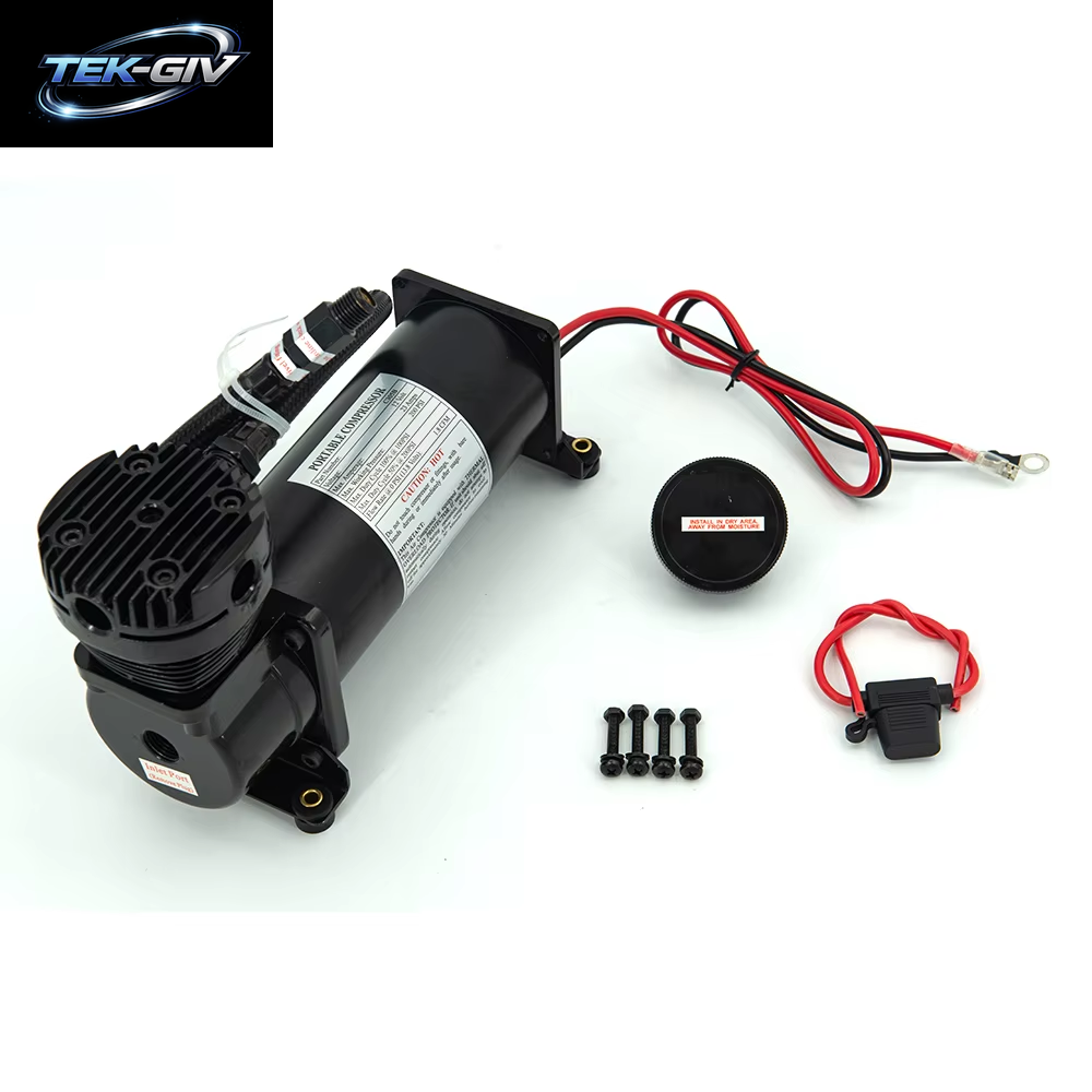 Universal 480C 12V Low Noise Suspension Luftkompressor Auto Air RIDE Suspension Kits Luftpumpe