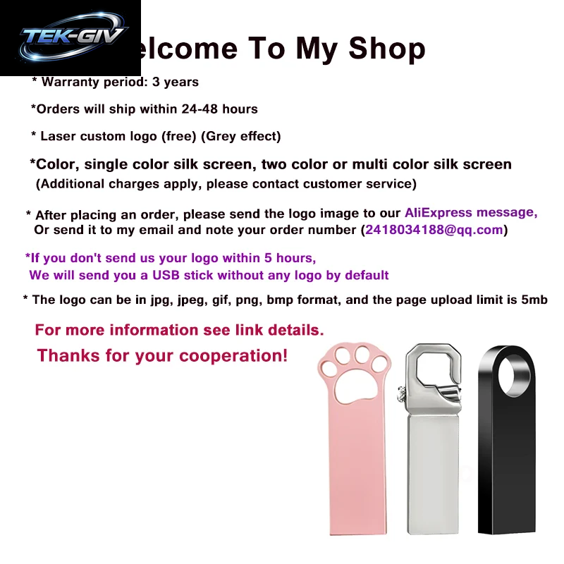 10 Teile/Los Metall Usb-Stick 4GB 8GB Pen Drive 16GB 32GB Cle USB Stick 2,0 UDP Speicher Flash Drive 64GB 128GB Kostenloses Individuelles Logo