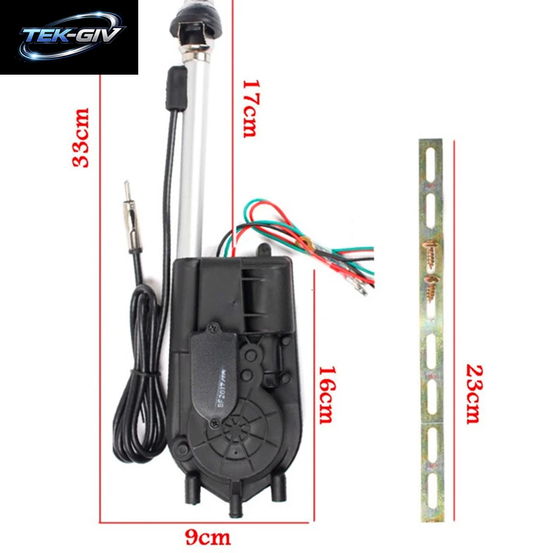 Neue Auto Elektrische Antenne Radio Auto Booster Netzteil Antenne Kit Auto Signal Elektrische 12V Außerhalb Auto Antenne AM/FM Radio