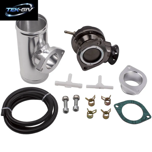 Universelles Turbo-Abblasventil Vom Typ RS, Verstellbar Mit 2,5-Zoll-Aluminium-Flanschrohradapter