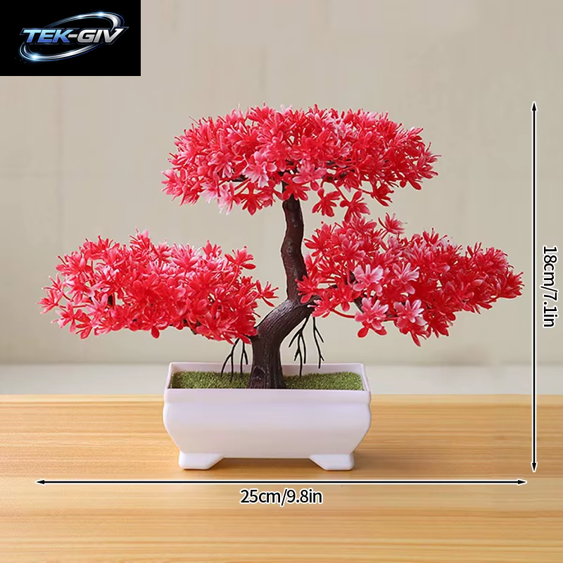 Künstliche Topfblumen, Pflanzen, Bonsai, Gefälschte Pflanze, Blumentopfornamente Für Den Garten, Kleiner Künstlicher Baum, Heimdekorationszubehör
