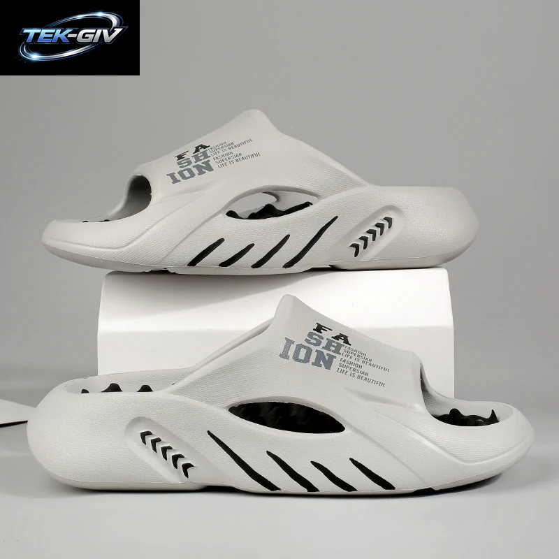 Sommer Herren Massage-Hausschuhe Indoor Outdoor Sandalen Strand Freizeitschuhe Weiche Sohle Slides Herren Flip-Flops Herrensandalen Große Größe 47