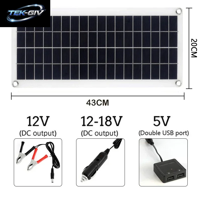 1000W Solarpanel 12V Solarzelle Mit 60A 100A Controller Solarladung Für Telefon RV Auto MP3 PAD Ladegerät Outdoor Batterieversorgung