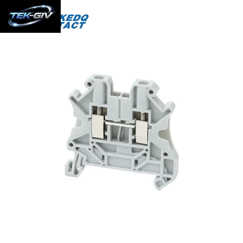 10 Stück UT 2,5 Din-Schienenklemmenblock 0,14–2,5 Mm2 Innensechskantschraube Installation 26–12 AWG Kupfer Verzinnter Drahtverbinder UT2.5